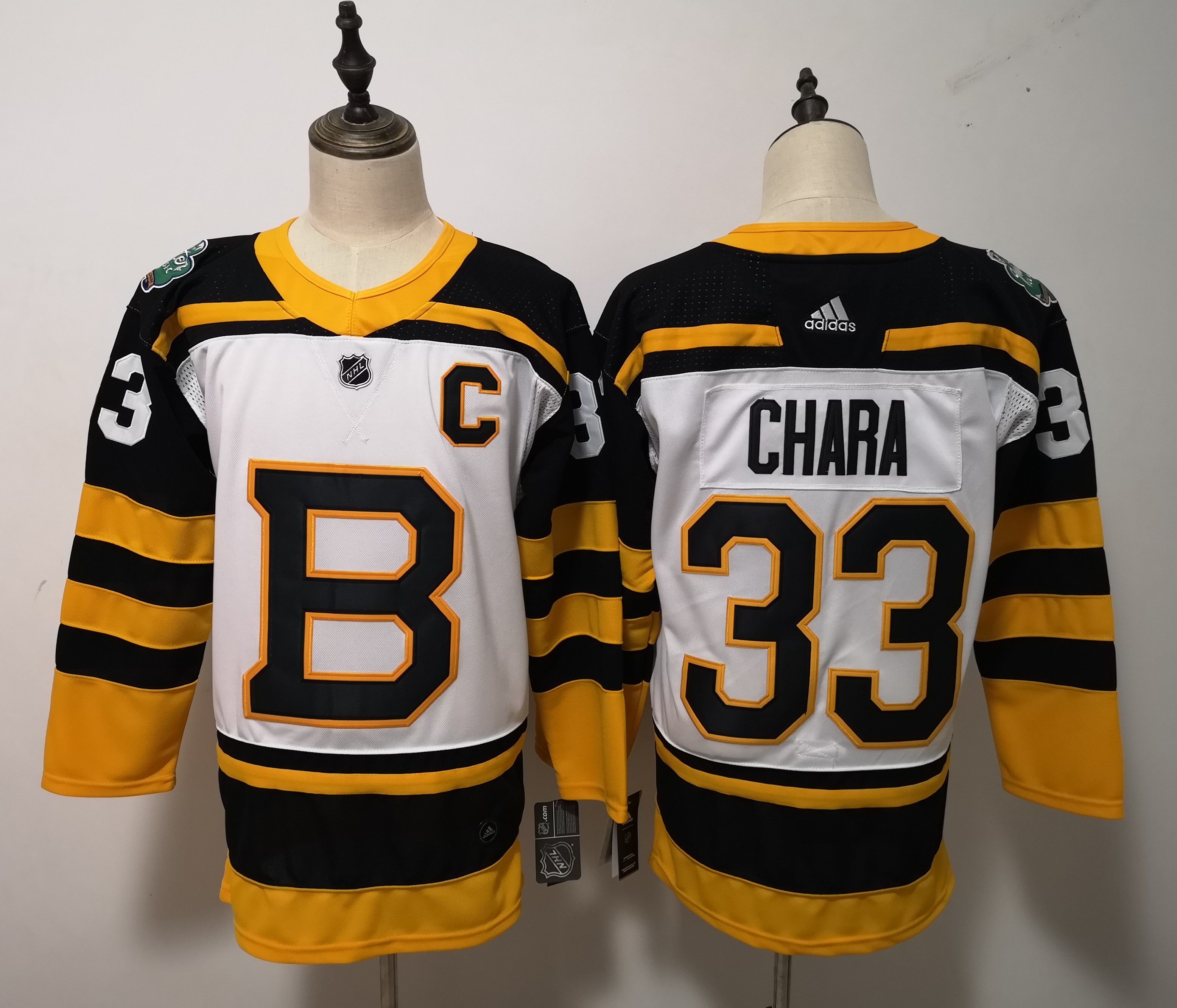 Men Boston Bruins #33 Chara White Adidas Authentic Winter Classic NHL Jersey->los angeles lakers->NBA Jersey